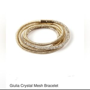 Giulia Crystal Mesh Bracelet/ Choker